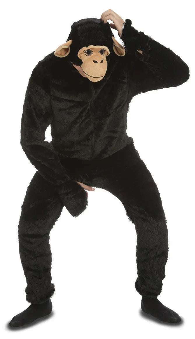 Disfraz de Chimpancé Salvaje para Adulto Mono y Gorila Viving