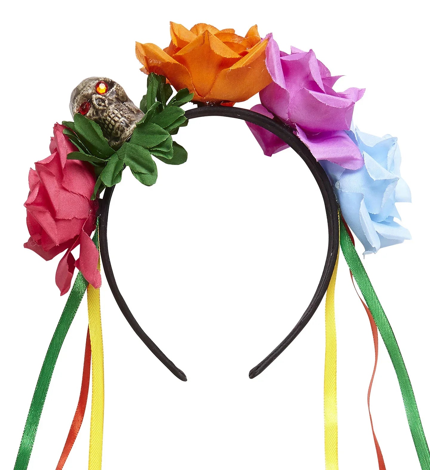 Diadema de Catrina con Rosas y Calavera Catrina Widmann