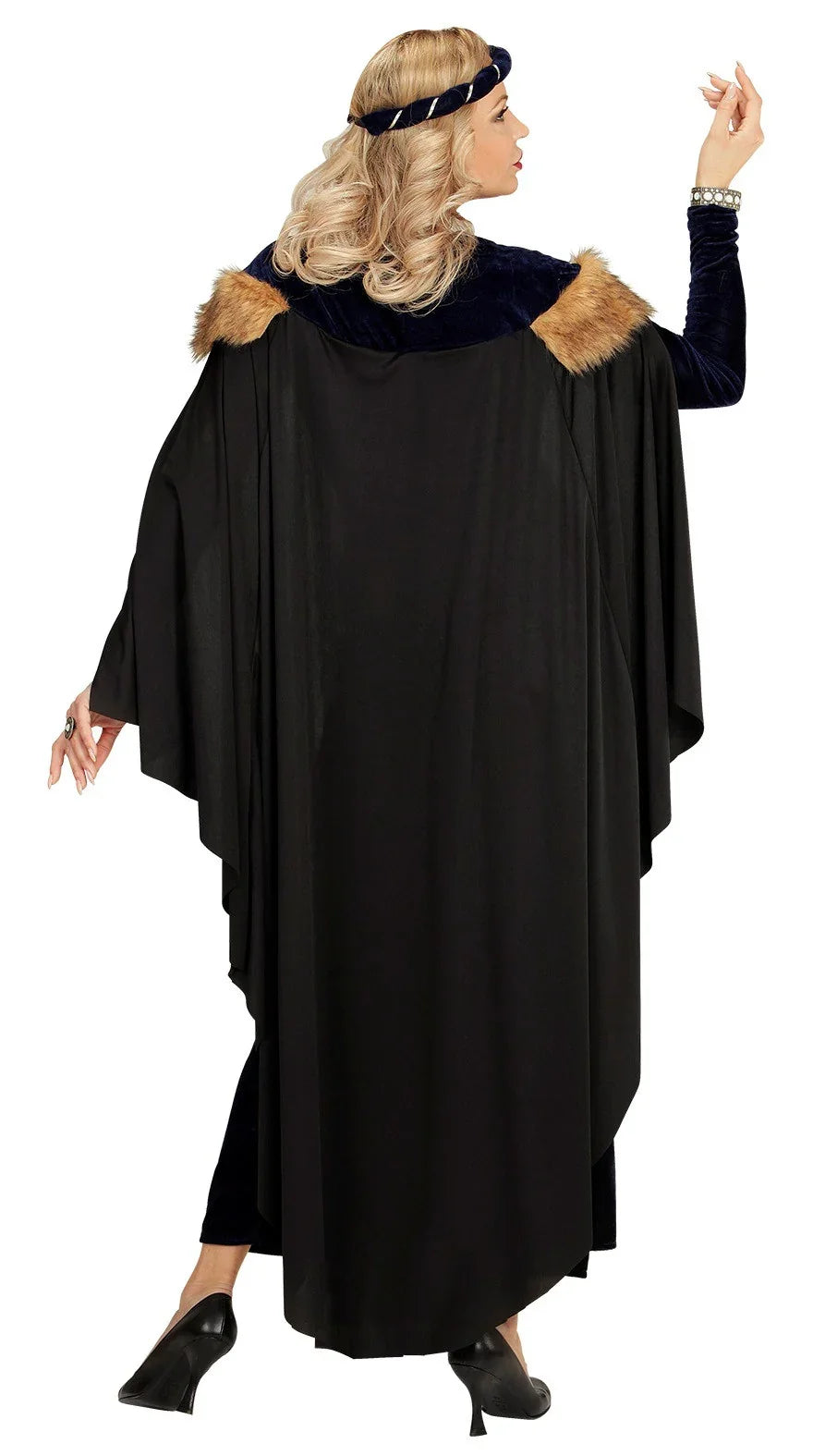 Disfraz de Princesa Medieval Azul Oscuro para Mujer Medieval Widmann