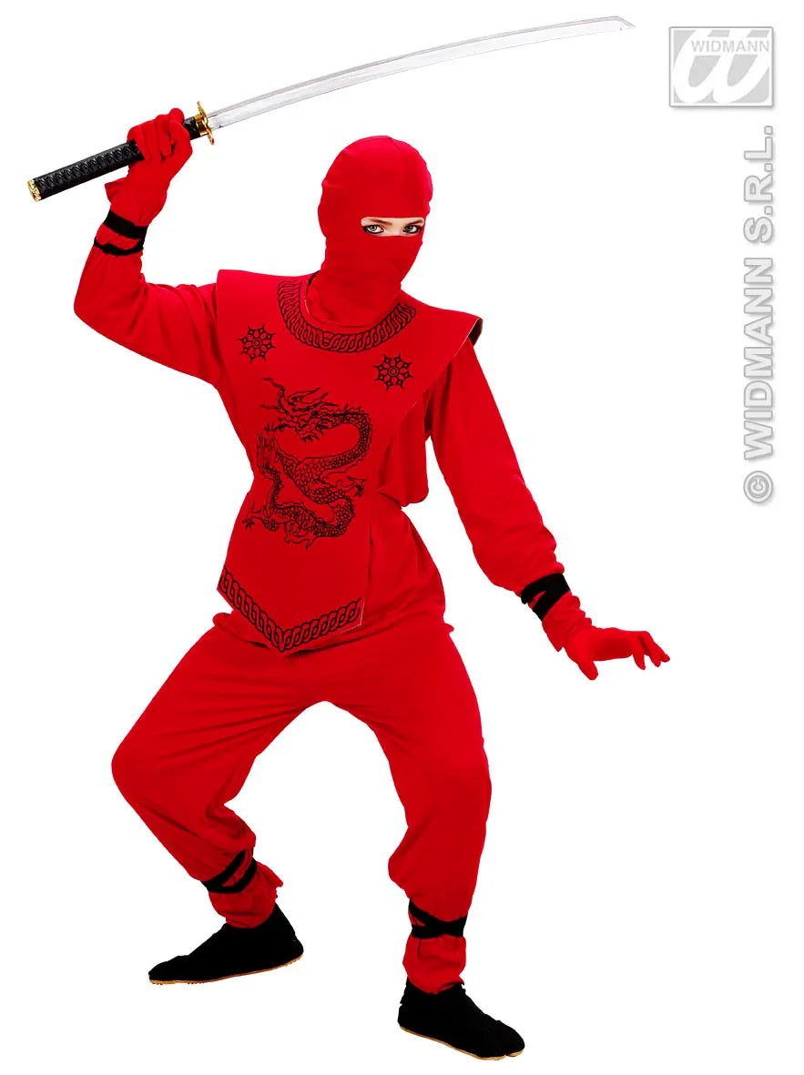 Disfraz de Ninja Dragón Rojo para Niño INFANTILES Widmann