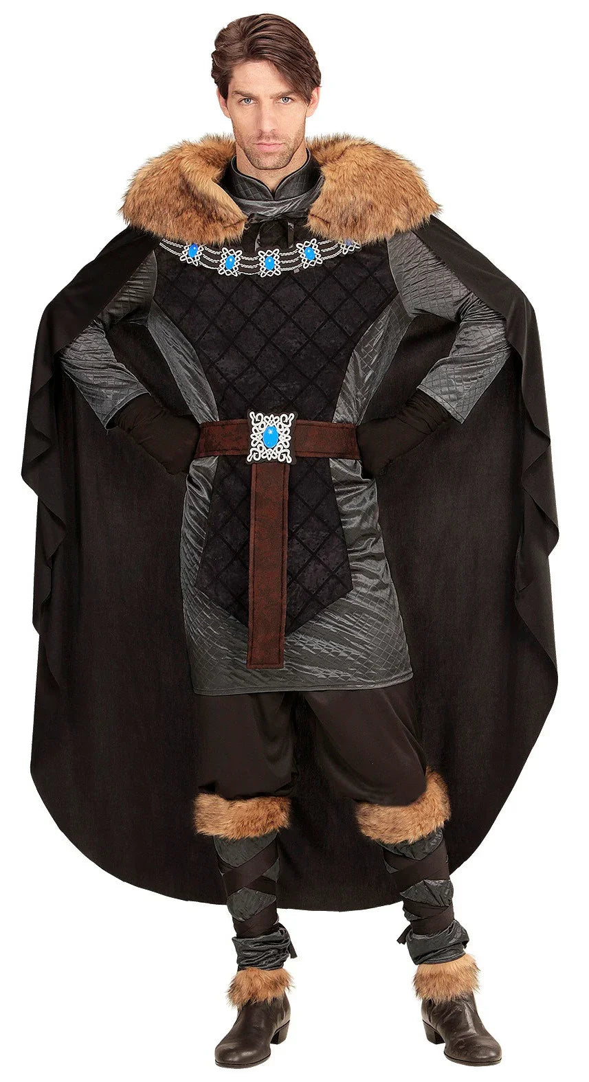 Disfraz de Príncipe Medieval Oscuro para Hombre Medieval Widmann