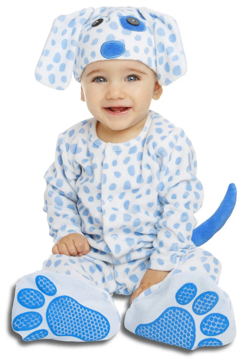Disfraz de Perrito Azul para Bebé con Chupete Perro Viving