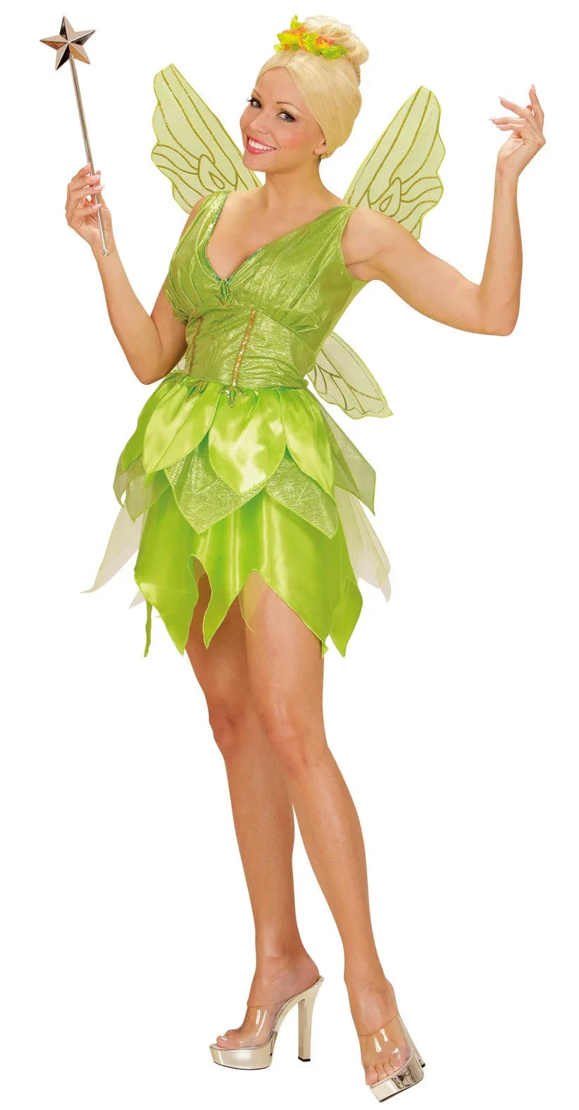 Disfraz de Hada Campanilla para Mujer Peter Pan Widmann