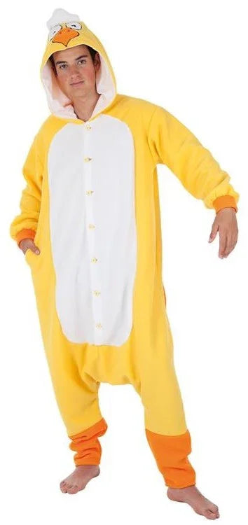Disfraz de Pollo Pijama para Adulto Pollo y Gallina Llopis