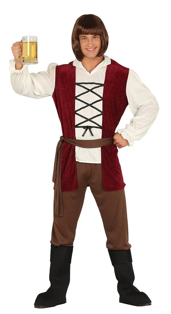 Disfraz de Posadero Medieval para Hombre Medieval Guirca