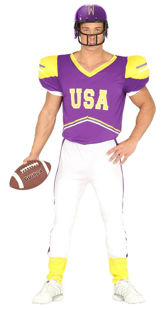 Disfraz de Quarterback de Fútbol Americano Deportes y Animadoras Guirca