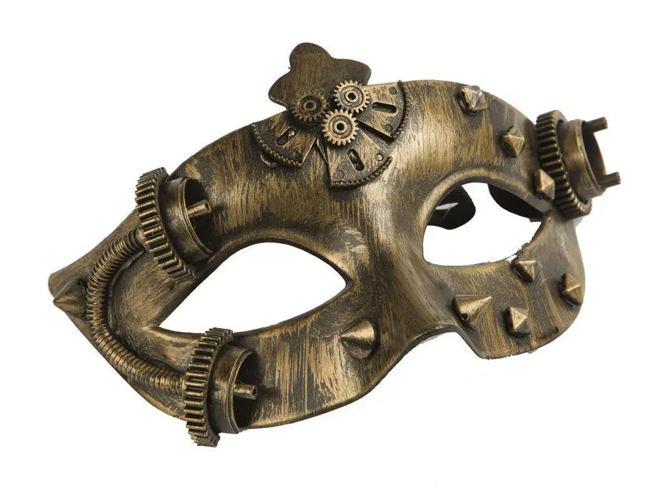 Antifaz Steampunk Dorado Steampunk Viving