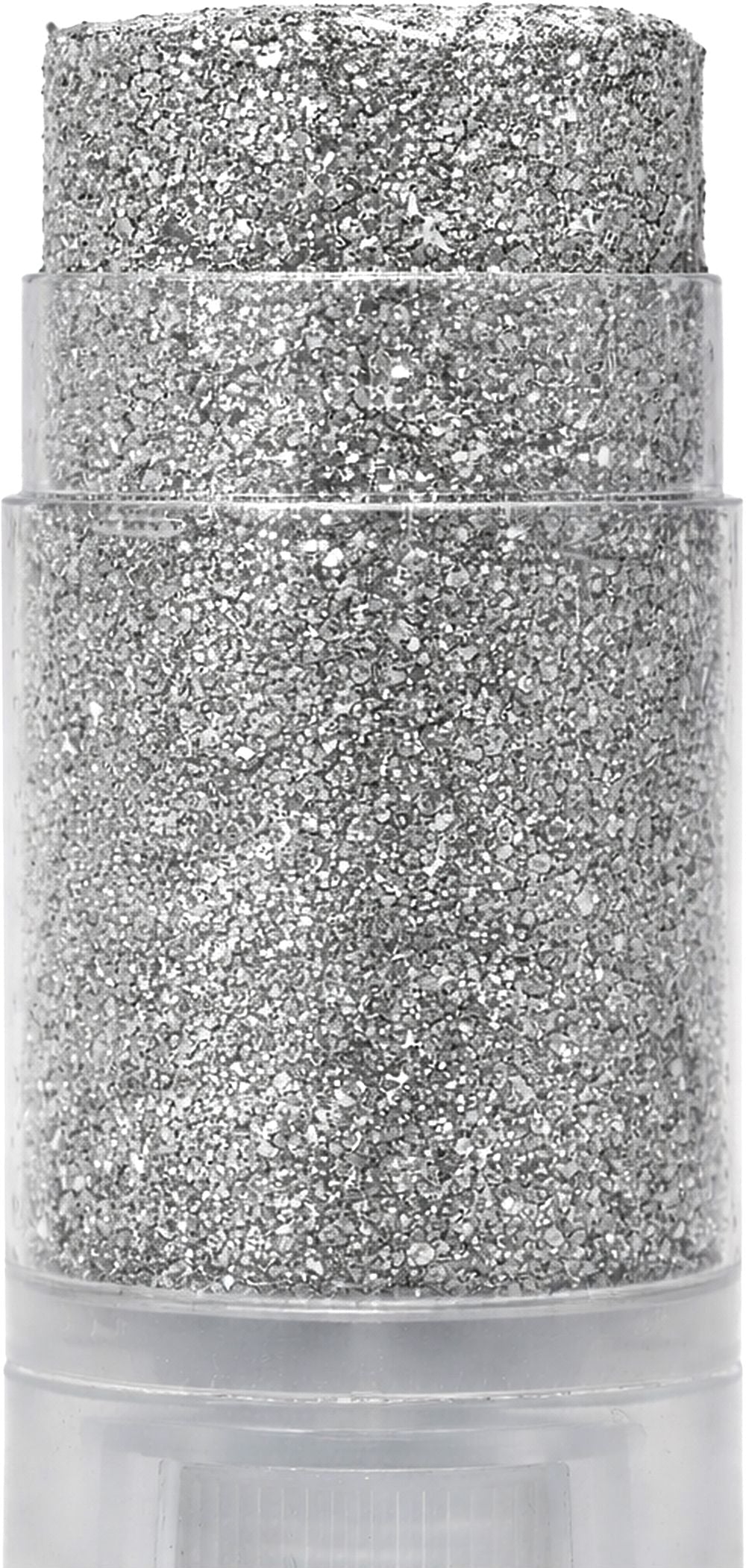 Bâton de maquillage pailleté couleur argent
