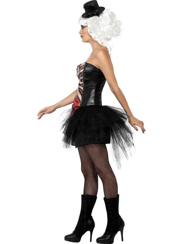 Corset Burlesque Esqueleto Grotesco para Mujer Esqueletos Smiffys