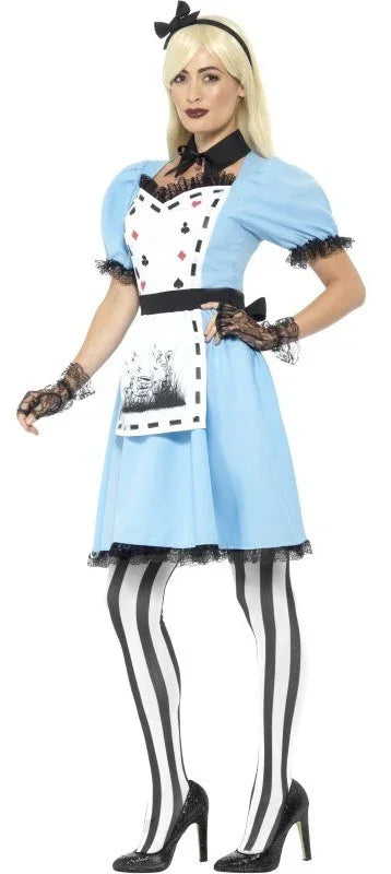 Disfraz de Alicia Gótica para Mujer Alicia en el País de las Maravillas Smiffys