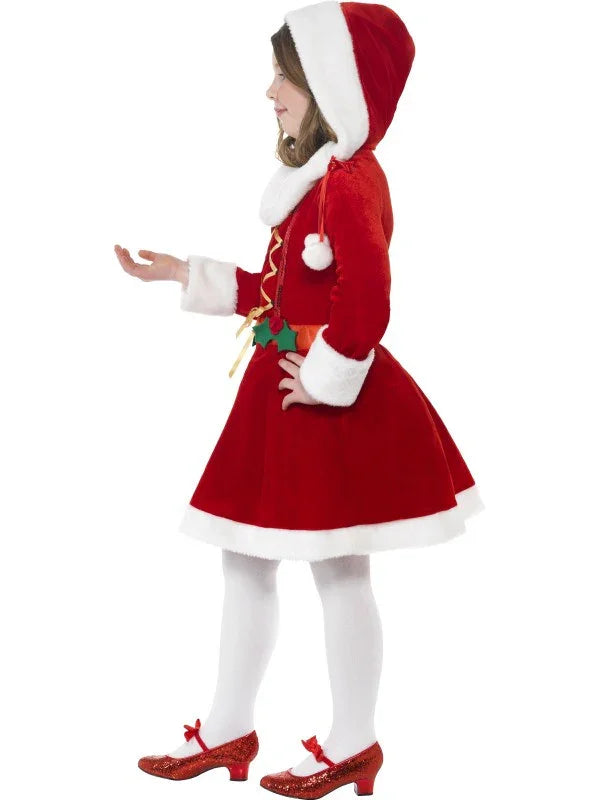 Disfraz de Mamá Noel Elegante para Niña Papa Noel y Mama Noel Smiffys