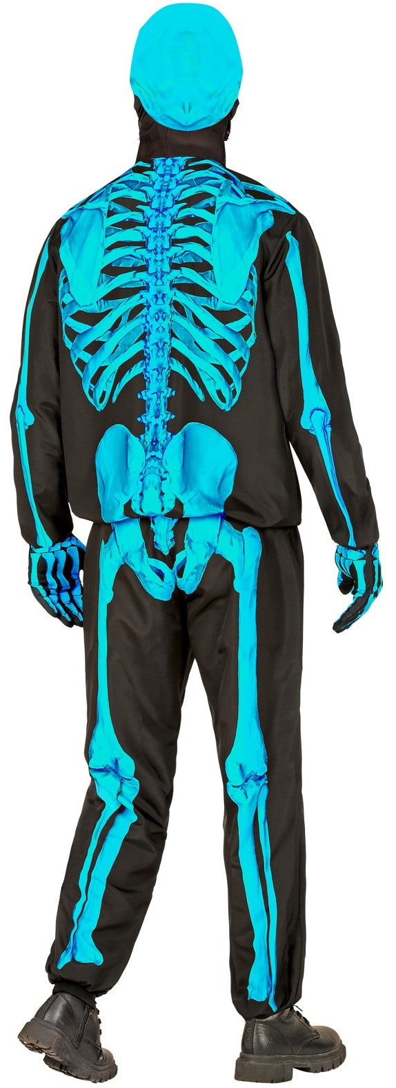 Disfraz de Esqueleto Azul Neón para Niño Esqueletos Widmann