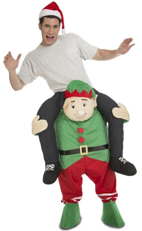 Disfraz de Elfo Navideño a Hombros para Adulto Elfos Navideños Viving