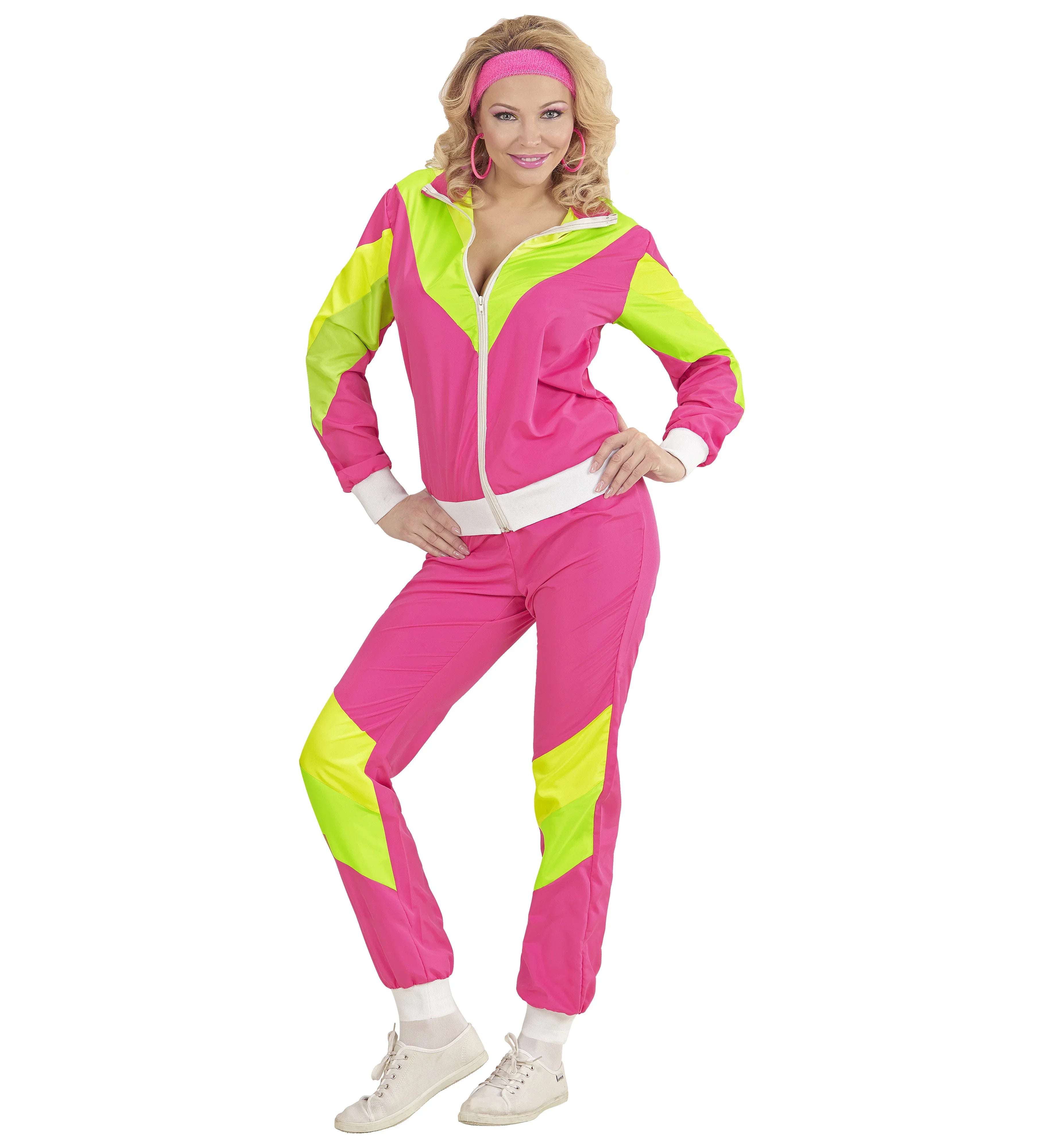 Disfraz Chandal Rosa Años 80 para Adulto Años 60, 70 y 80 Widmann