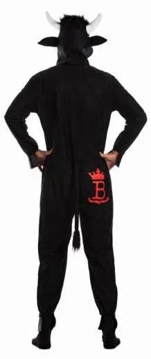 Disfraz de Toro con Sello Ganadería para Hombre Vaca y Toro Kimokawaii