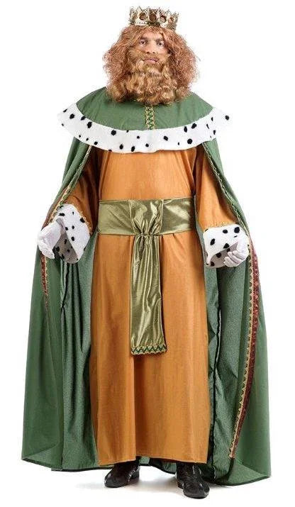 Disfraz de Rey Mago Gaspar de Alta Calidad para Hombre Reyes Magos y Pajes Limit Sport