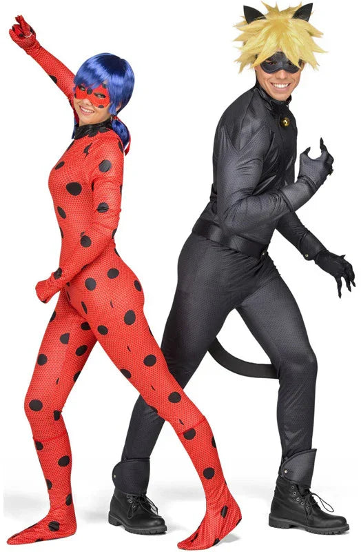 Disfraz de LadyBug para Adulto LadyBug y CatNoir Viving