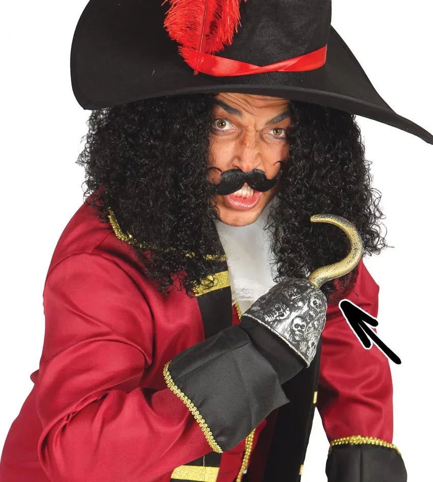 Garfio Pirata Decorado con Calaveras Complementos Piratas Fycar Complementos