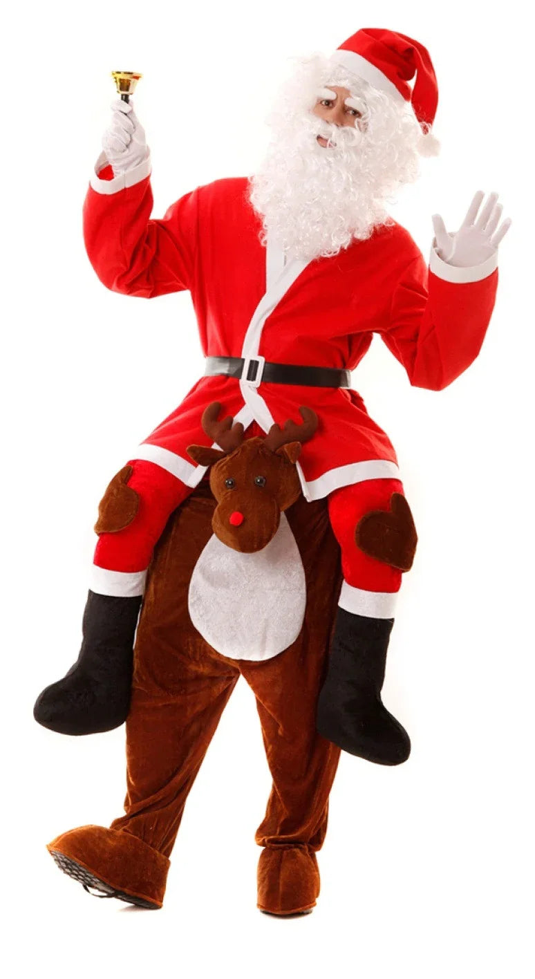 Disfraz de Reno con Papá Noel a Hombros Renos EuroCarnavales