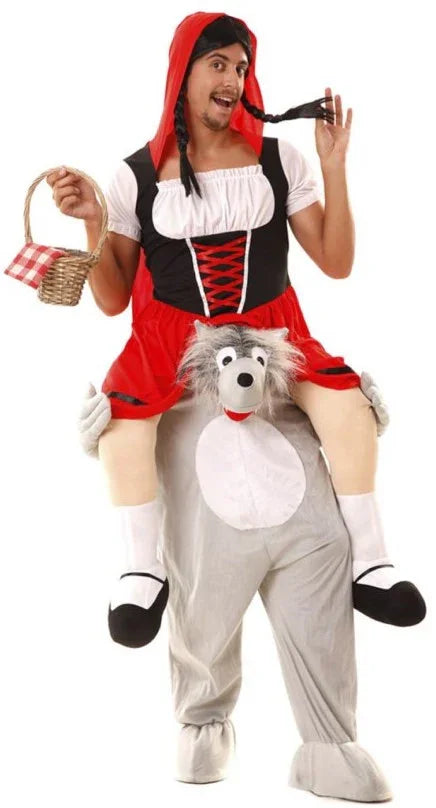 Disfraz de Caperucita a Hombros del Lobo Caperucita Roja EuroCarnavales