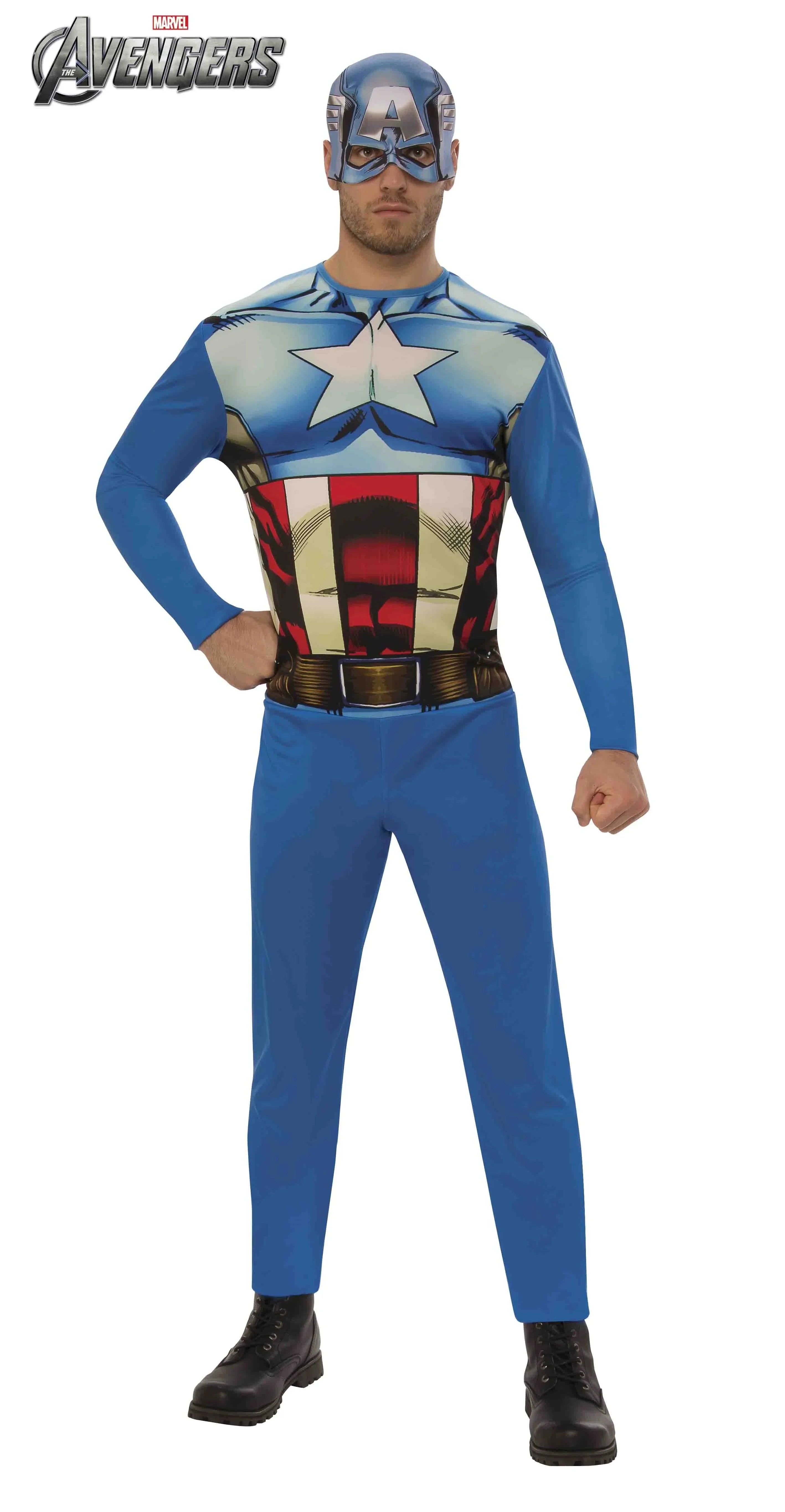 Disfraz de Capitán América Clásico para Hombre Capitán América Rubies