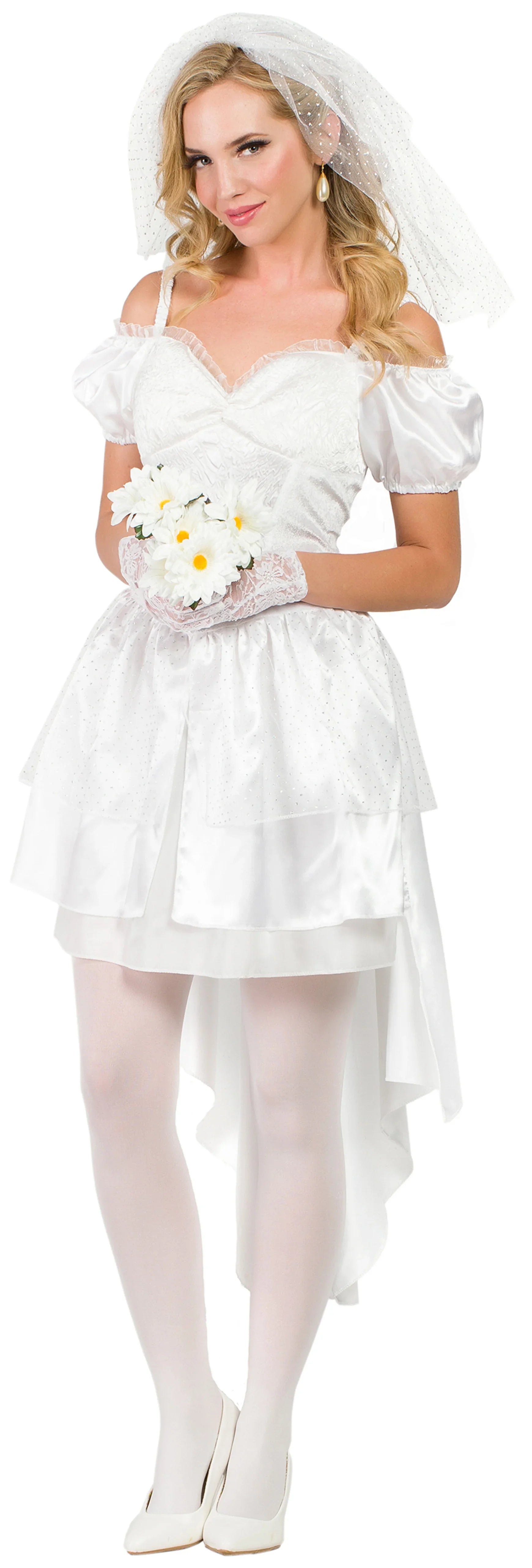 Disfraz de Novia para Adulto Despedidas Soltero/a Kimokawaii