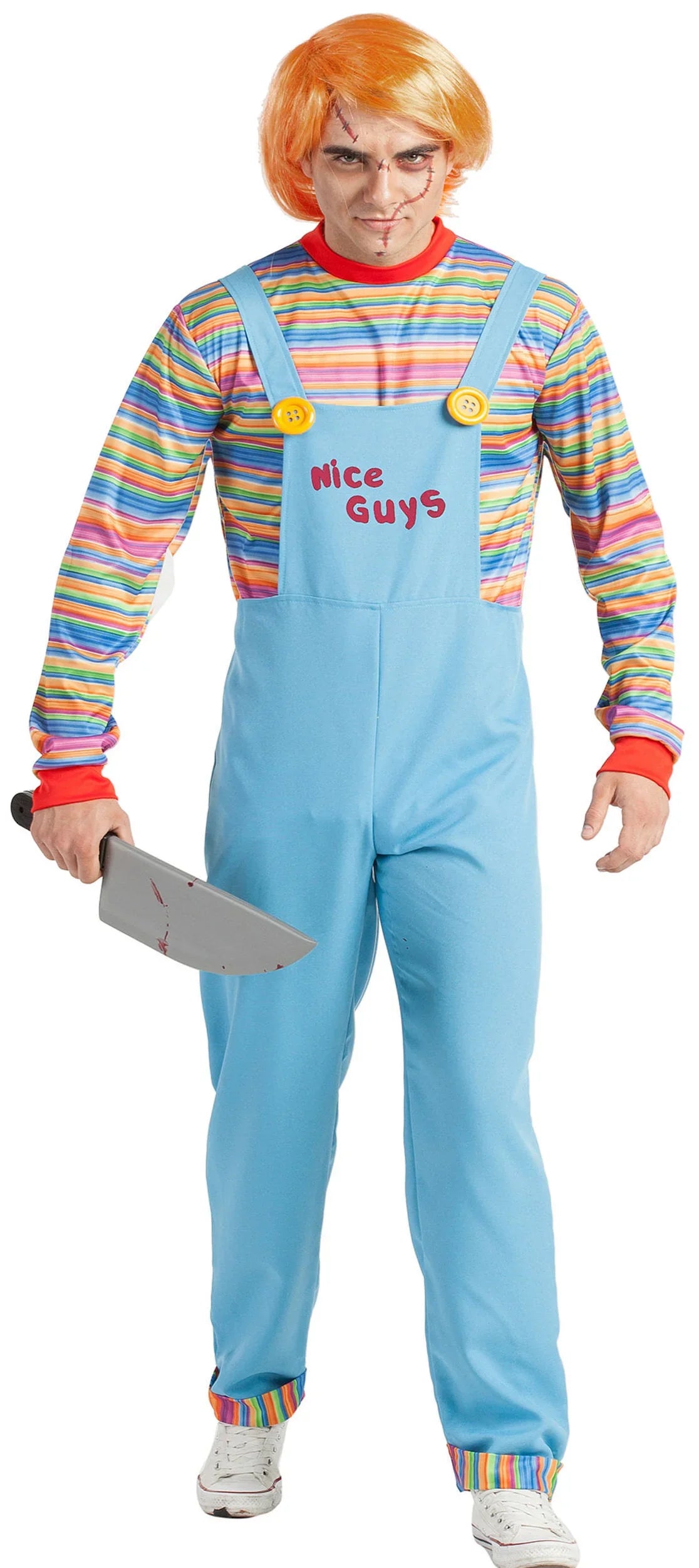 Disfraz de Chucky el Muñeco Diabólico para Hombre Cine y TV Kimokawaii