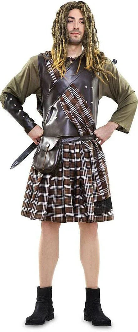 Disfraz de William Wallace Braveheart para Hombre Escoceses Yuppiyei