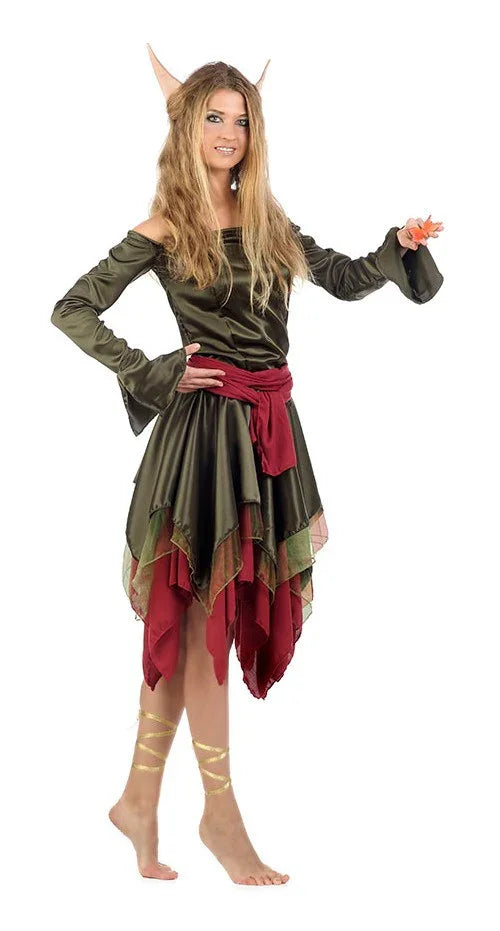 Disfraz de Elfa del Bosque para Mujer Hadas, Duendes y Elfos Limit Sport