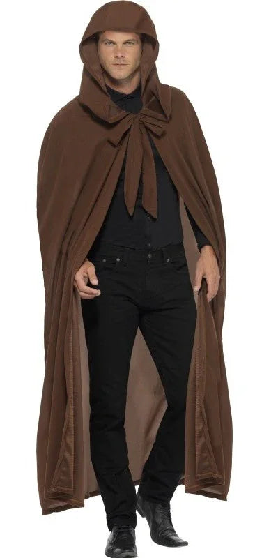 Capa Marrón con Capucha de Antelina Capas Smiffys