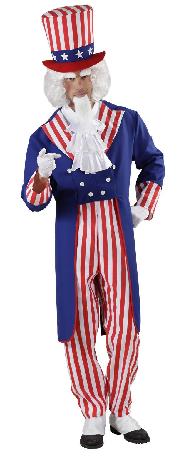 Disfraz de Tío Sam Americano para Hombre Adultos Widmann
