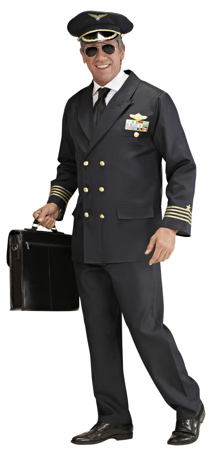 Disfraz de Piloto Adultos Widmann