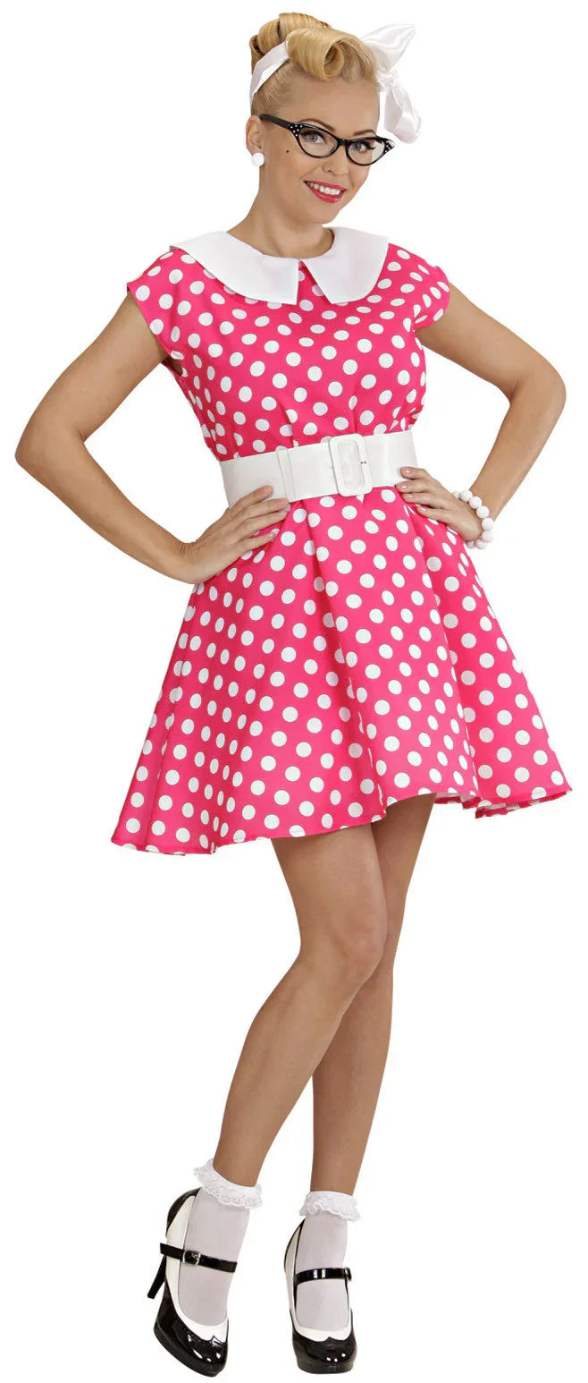 Vestido de Lady Rosa años 50 Adultos Widmann