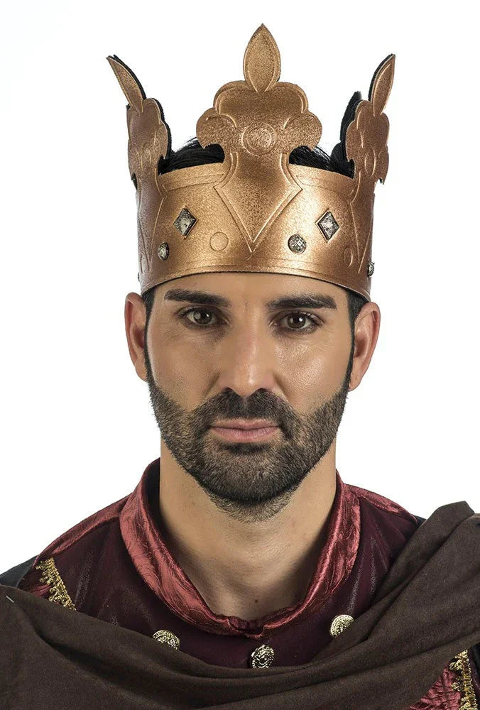 Corona de Rey del Medieval con Pedrería Reyes y Reinas Medievales Limit Sport