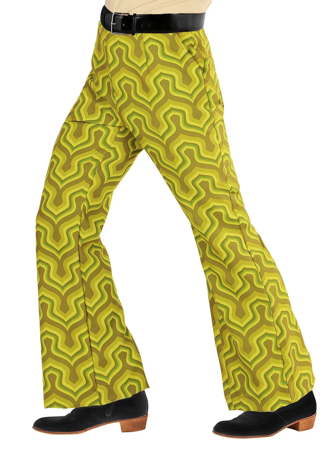 Pantalón Disco Años 70 Verde Pistacho para Hombre Disco Widmann