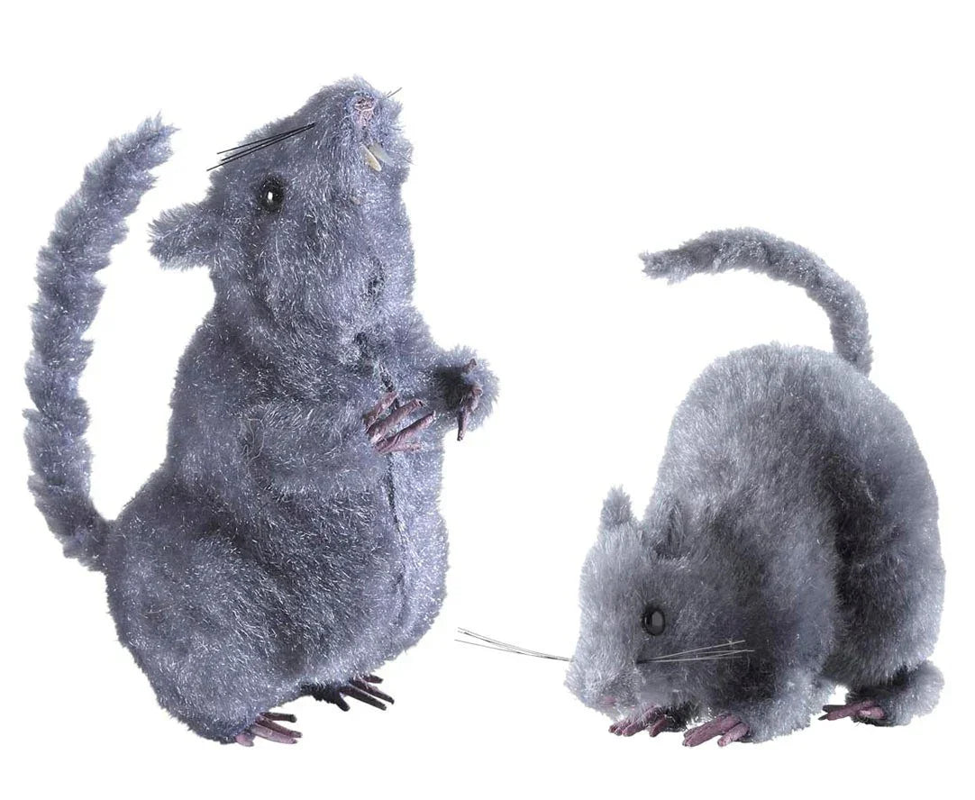 Rata de Decoración de 14cm Decoración Halloween Widmann