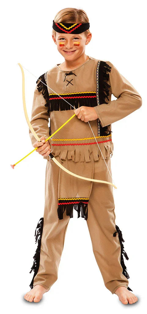 Disfraz de Indio Cherokee para Niño Indio EuroCarnavales
