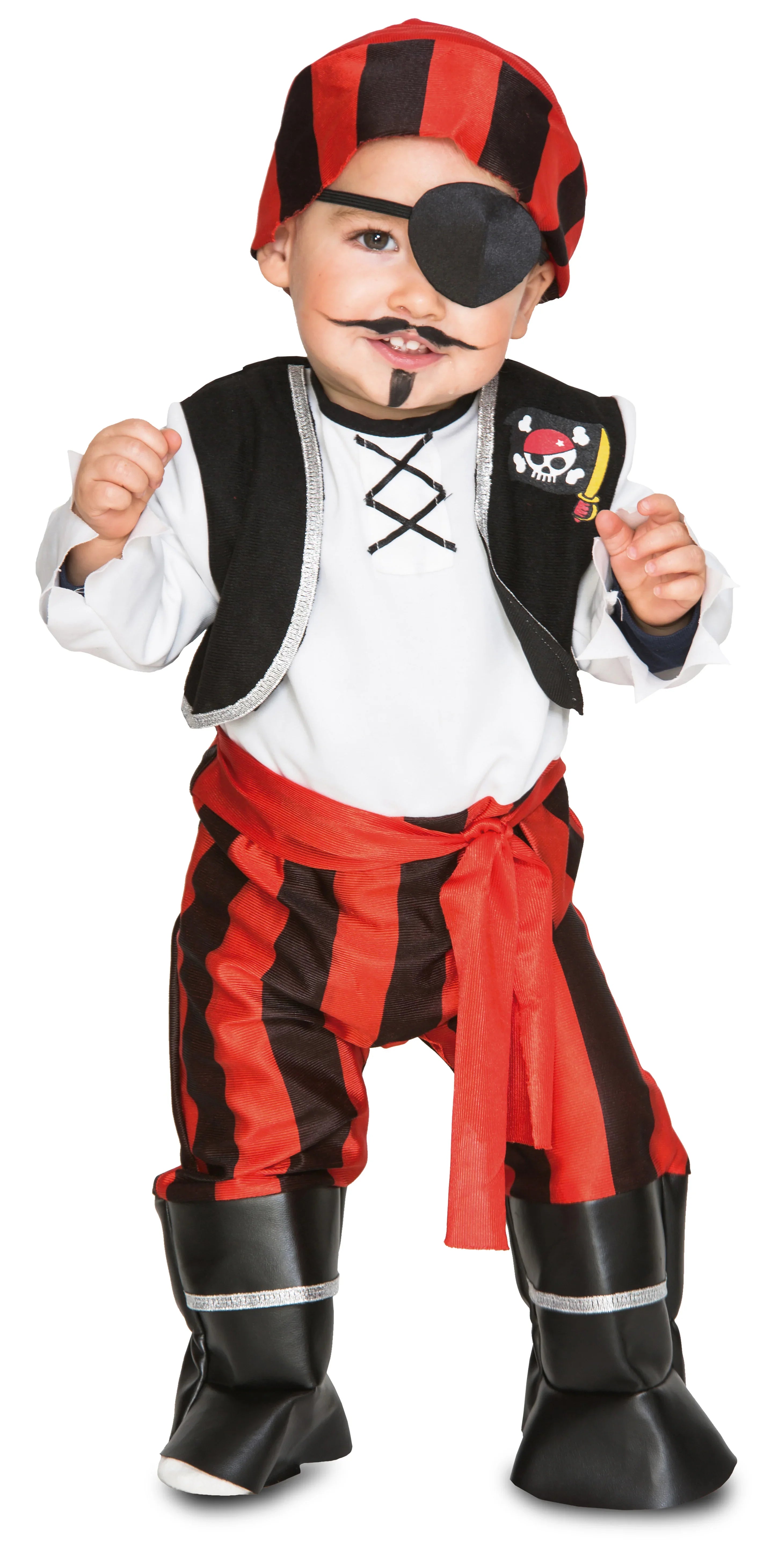 Disfraz de Capitán Pirata para Bebé Piratas Infantiles EuroCarnavales