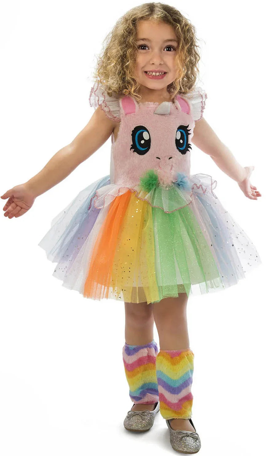 Disfraz de Unicornio Adorable en Rosa para Niña Unicornio Viving