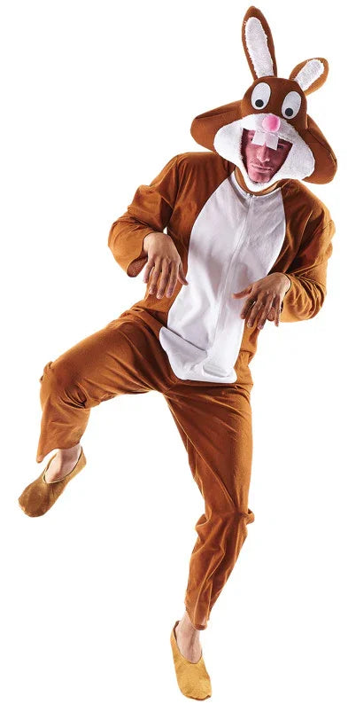Disfraz de Conejo Marrón para Adulto Conejo El Rey del Carnaval