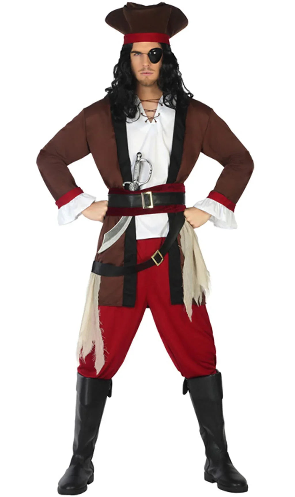 Disfraz de Pirata Corsario para Hombre Piratas Atosa