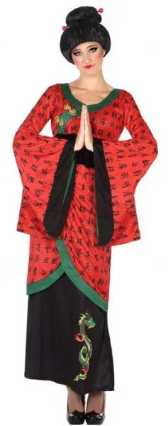 Disfraz de Emperatriz China Roja para Mujer Chinos Atosa
