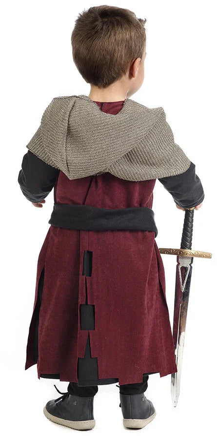 Disfraz de Caballero Medieval Granate para Bebé Caballeros y Cruzados Medievales Limit Sport