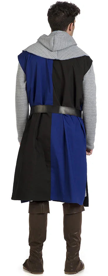 Disfraz de Caballero Cruzado Medieval Azul para Hombre Caballeros y Cruzados Medievales Limit Sport