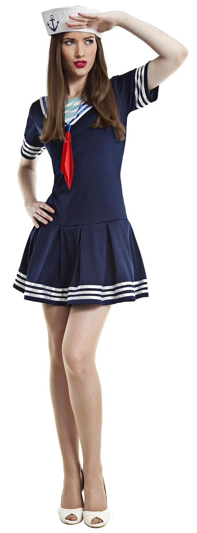 Disfraz de Marinera Azul para Mujer Marineros Kimokawaii