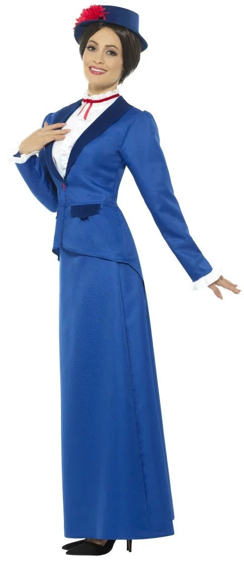 Disfraz de Mary Poppins Azul para Mujer Mary Poppins Smiffys
