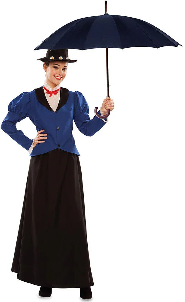 Disfraz de Mary Poppins Niñera Mágica para Mujer Dibujos Animados y Cuentos EuroCarnavales