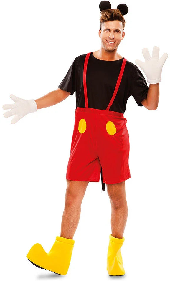 Disfraz de Ratoncito Mickey para Hombre Mickey Mouse & Minnie Mouse EuroCarnavales