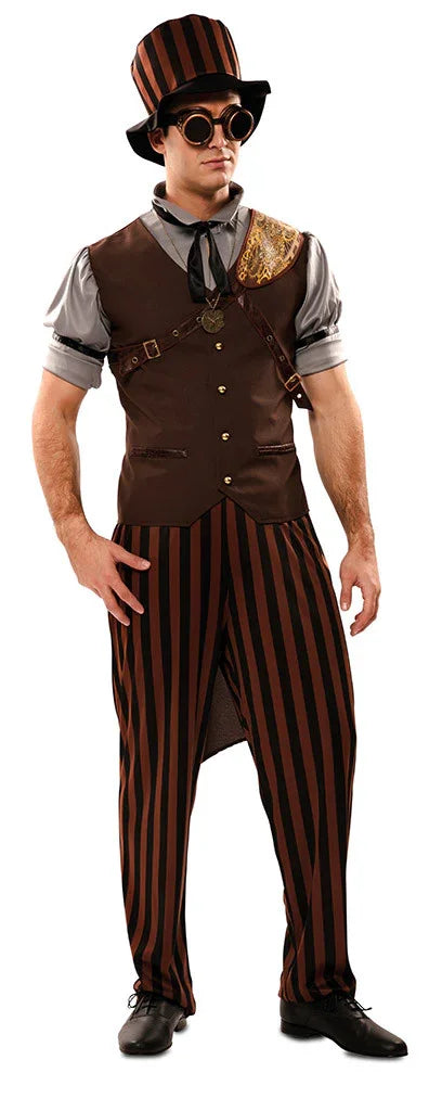 Disfraz de Steampunk Victoriano para Hombre Steampunk EuroCarnavales