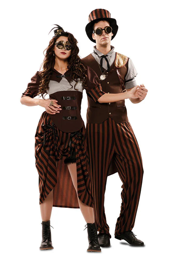 Disfraz de Steampunk Victoriano para Hombre Steampunk EuroCarnavales